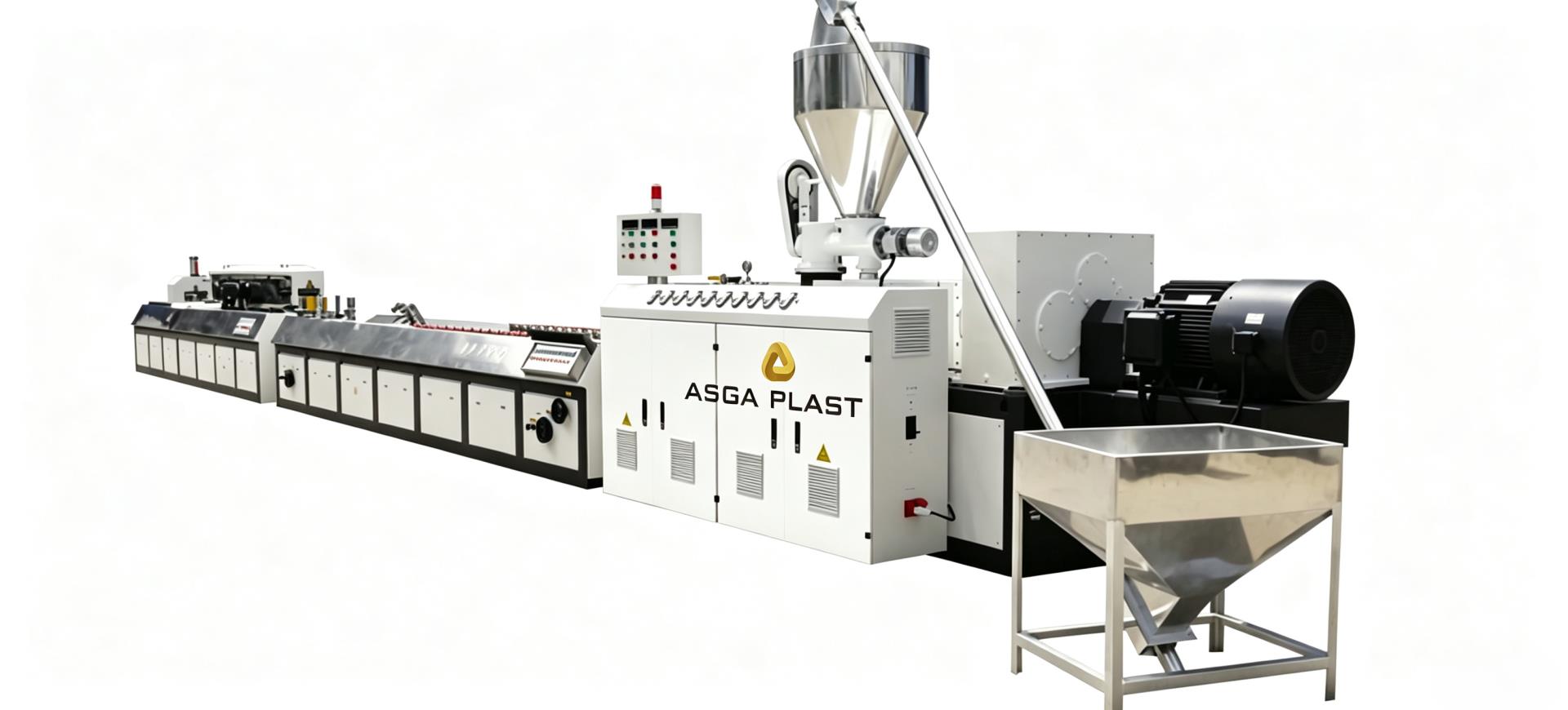 PVC WPC door frame extrusion line Image