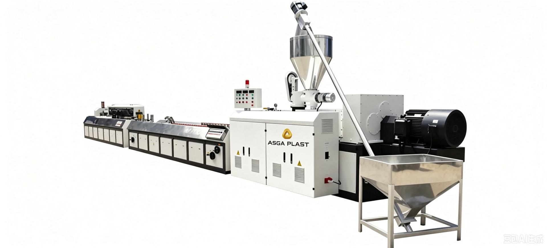 PVC、PE WPC profile extrusion line