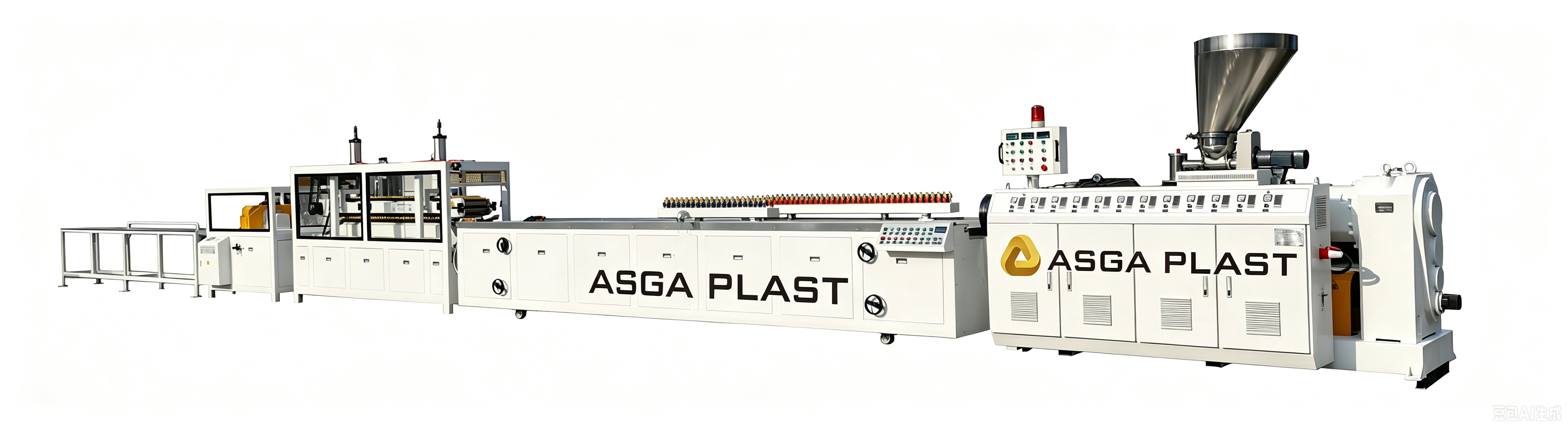 PVC WPC wall panel/ ceiling panel extrusion line Image
